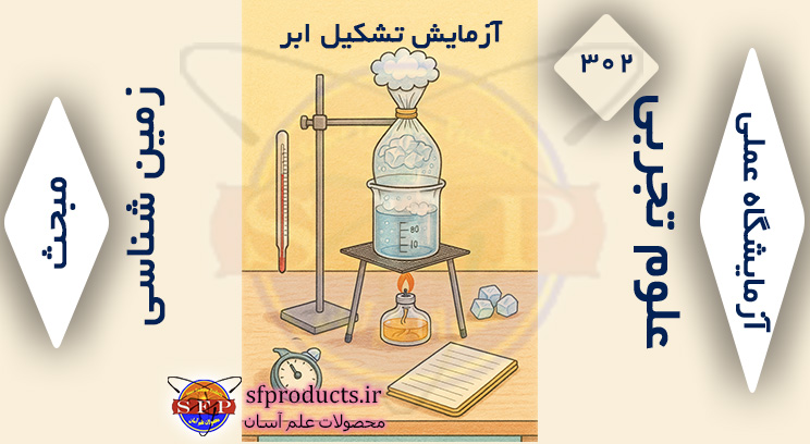 302-تشکیل ابر در یک بشر | آزمایش علمی شبیه‌سازی چرخه آب
